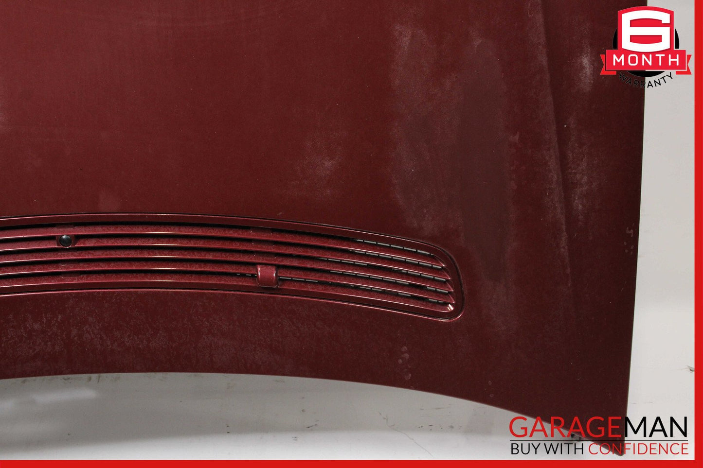 06-11 Mercedes W219 CLS500 Front Hood Bonnet Cover Panel Assembly Red OEM