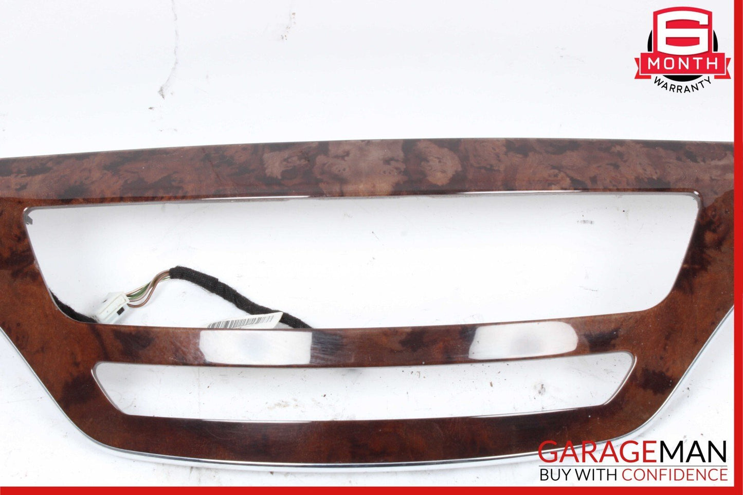 07-09 Mercedes W221 S450 S550 Front Dashboard Dash Trim Panel Bezel Cover Wood
