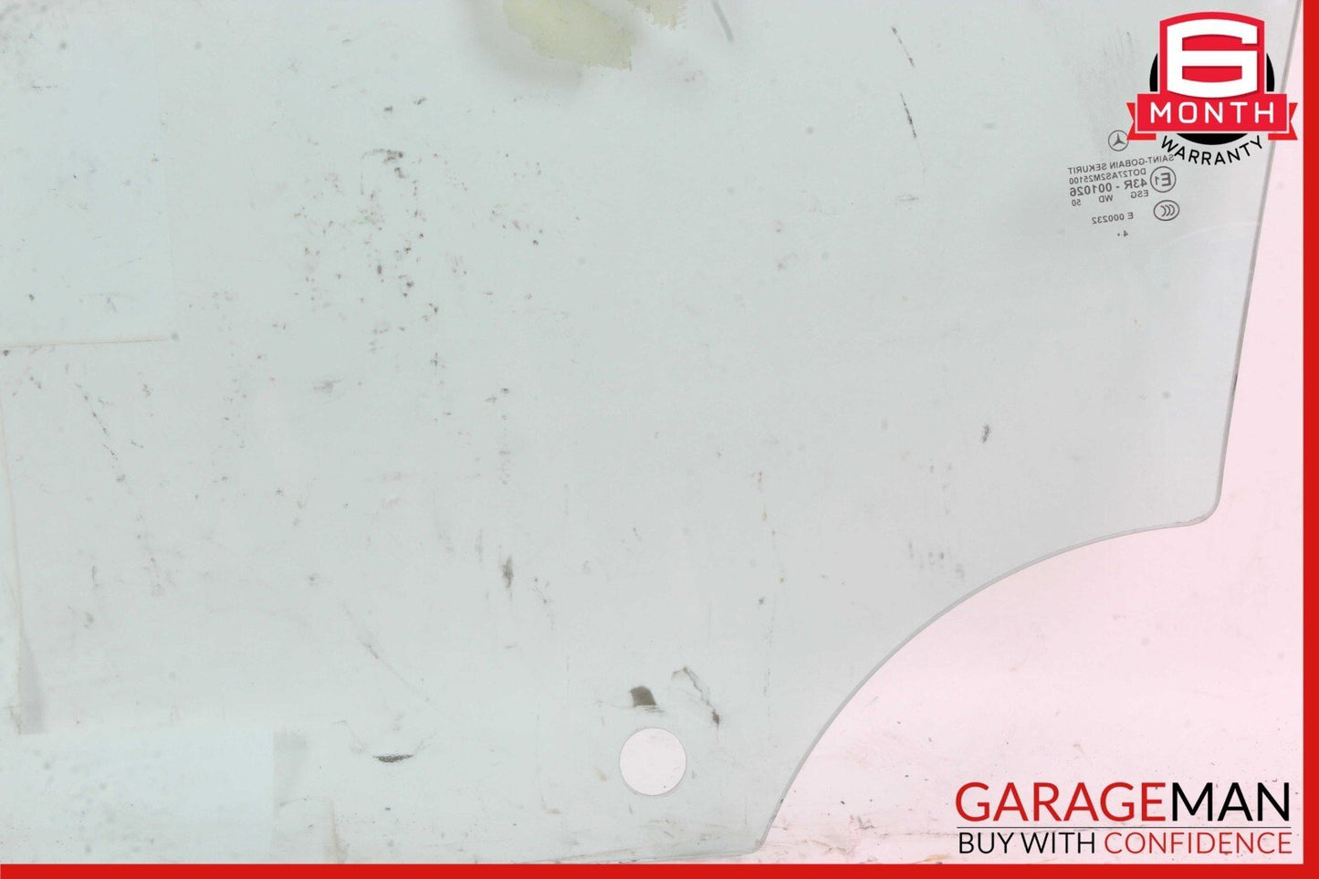 03-12 Mercedes R230 SL500 SL55 AMG Front Right Side Door Window Glass Clear OEM