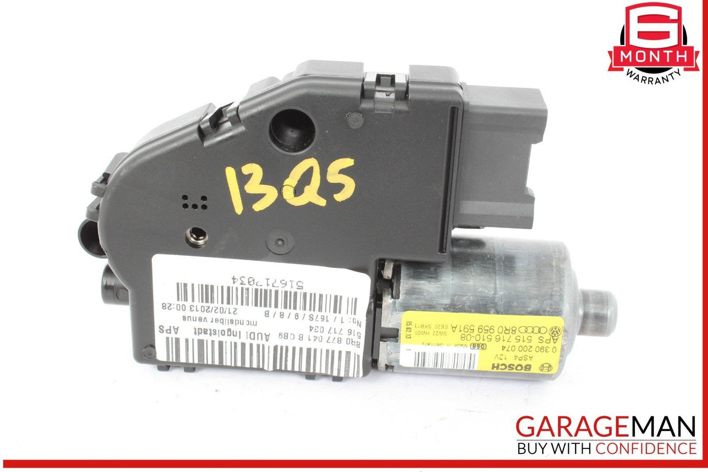 09-16 Audi Q5 SQ5 Panoramic Sunroof Sun Roof Motor 8R0959591A OEM