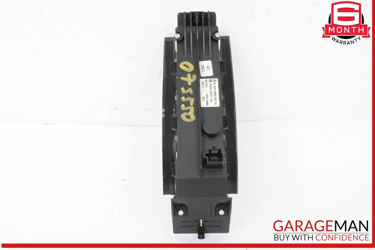 07-14 Mercedes W221 S550 CL550 Dashboard Instrument Cluster Dash Control Switch