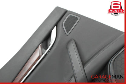 14-18 Maserati Ghibli Rear Left Driver Side Interior Door Panel Trim Cover OEM