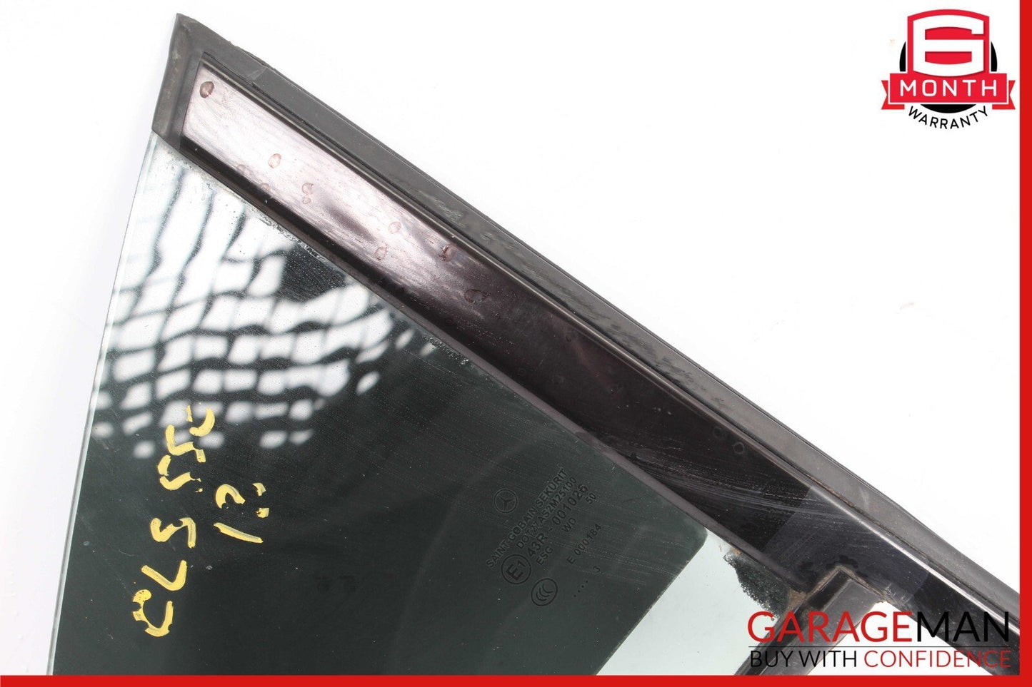 12-18 Mercedes W218 CLS500 Rear Right Side Quarter Door Window Auto Glass Tinted