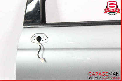 12-17 Fiat 500 Front Left Door Shell Panel Silver OEM