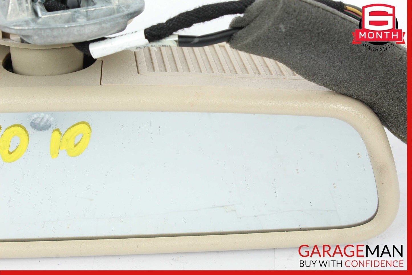 10-16 Mercedes W204 C250 E350 Interior Upper Rear View Mirror Cover Beige OEM