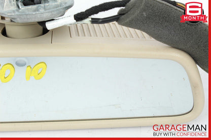 10-16 Mercedes W204 C250 E350 Interior Upper Rear View Mirror Cover Beige OEM