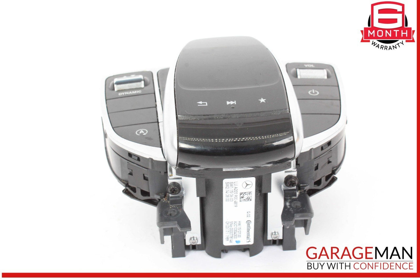 15-20 Mercedes W205 C300 Center Console Multi Function Switch Control OEM