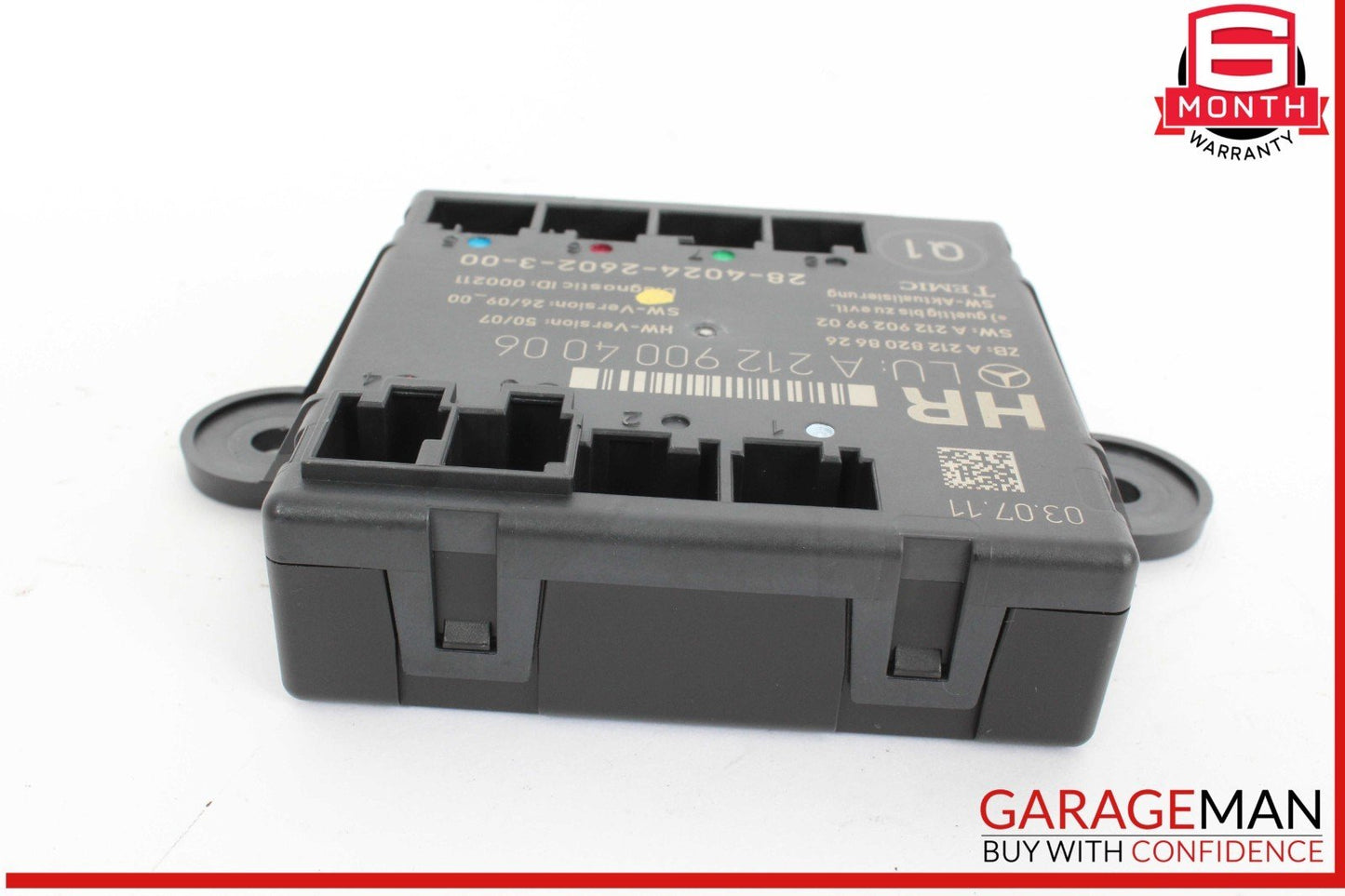 08-18 Mercedes W204 C250 Rear Right Side Door Control Module 2129004006 OEM