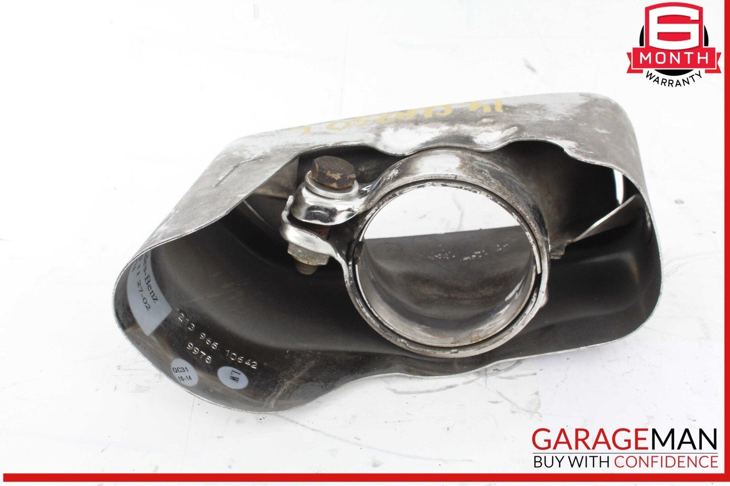 09-19 Mercedes W117 CLA250 Rear Bumper Exhaust Muffler Tips Set of 2 OEM