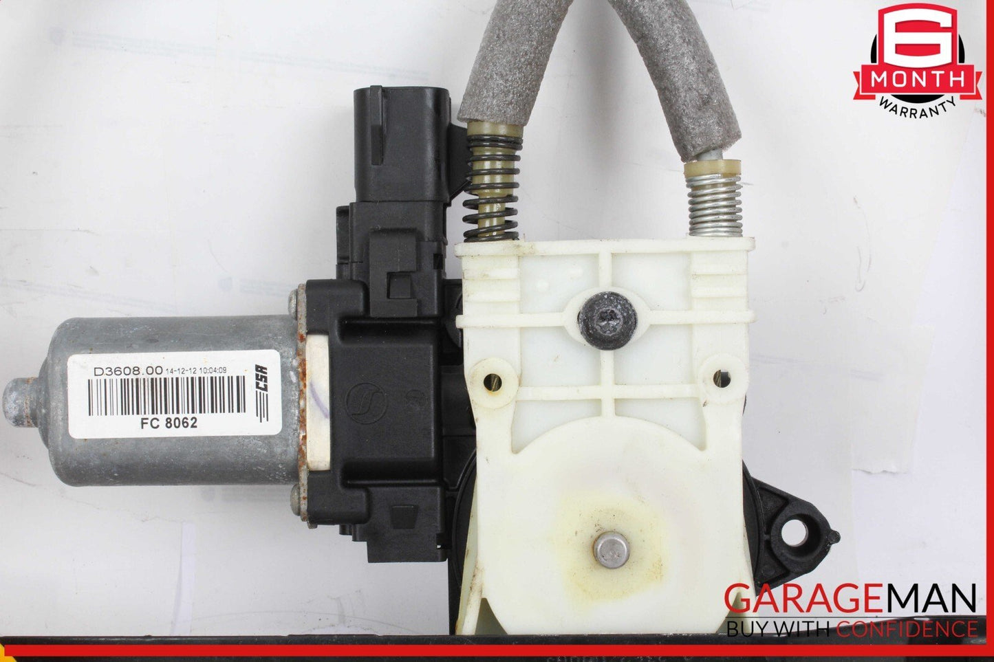 09-15 Jaguar XF XFR X250 Rear Right Passenger Side Window Regulator Motor OEM