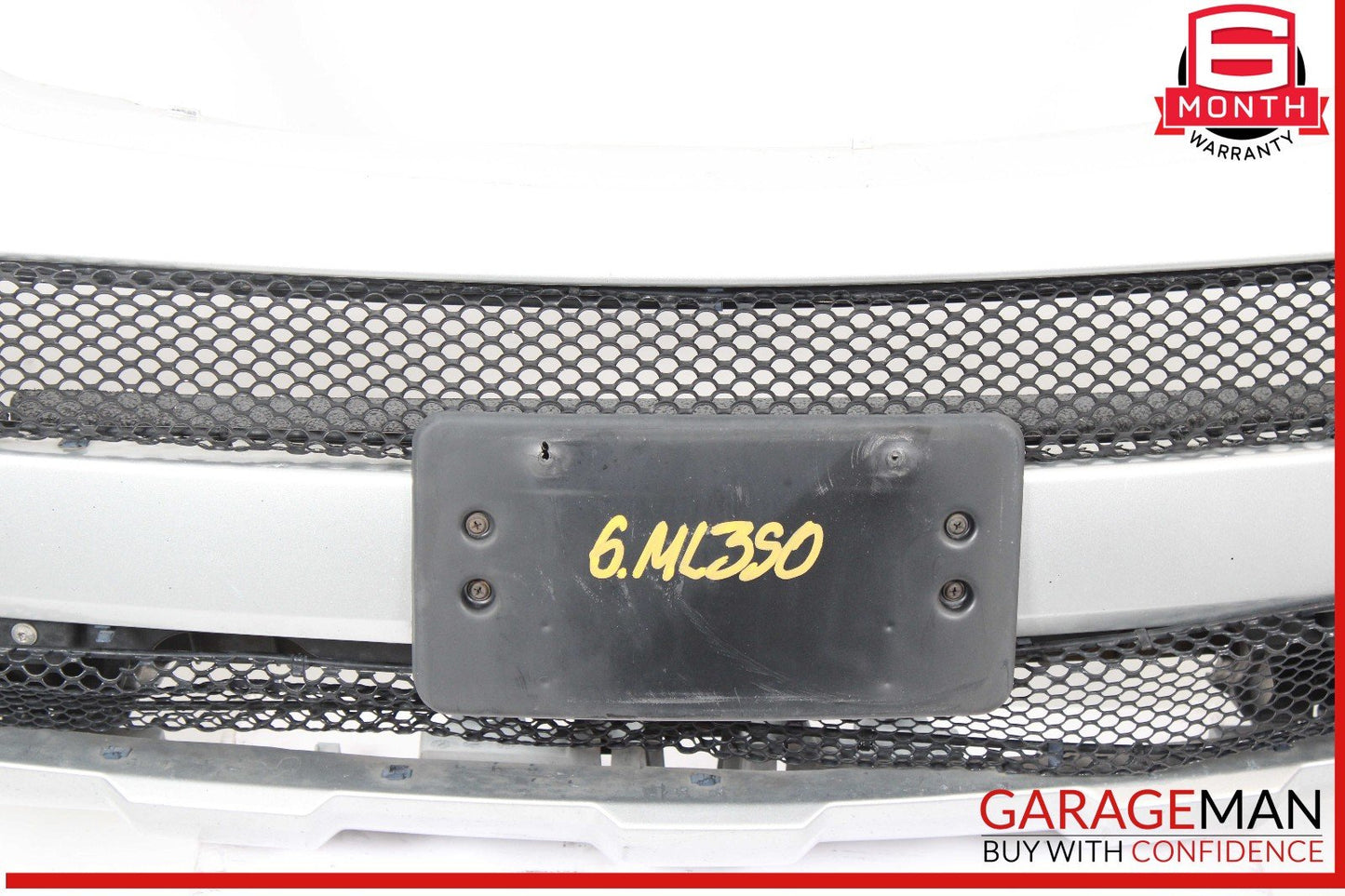 06-08 Mercedes W164 ML350 Sport Front Bumper Cover Assembly Silver OEM