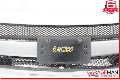 06-08 Mercedes W164 ML350 Sport Front Bumper Cover Assembly Silver OEM