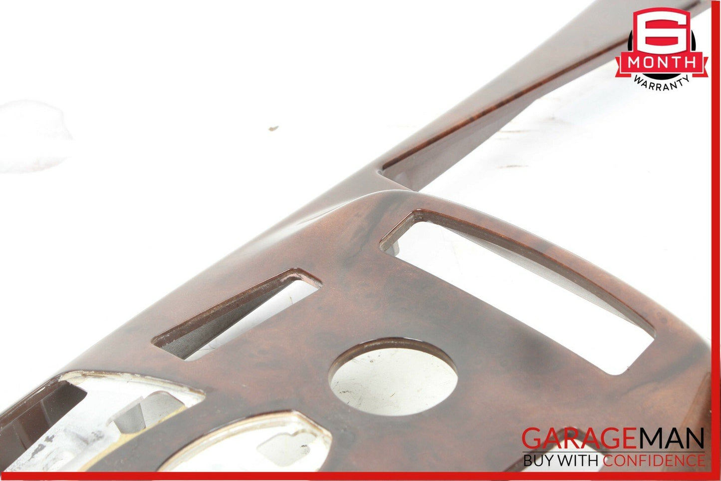10-13 Mercedes W221 S550 Front Center Console Multi Function Trim Cover Wood OEM