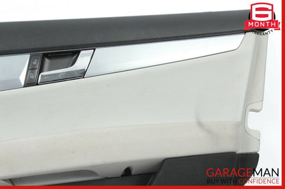 08-14 Mercedes W204 C250 Sedan Front Right Side Interior Door Panel Black Grey