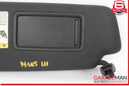 14-17 Audi SQ5 Front Left Driver Side Sun Visor Sunvisor Black 8K0857551 OEM