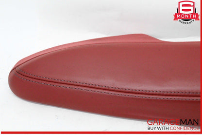 18-24 Audi S5 A5 Rear Left and Rear Right Side Seat Bolster Trim Panel Red OEM