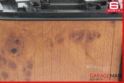 06-11 Mercedes W219 CLS500 Rear Center Console Armrest Cupholder Cup Holder Wood