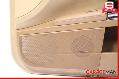 07-09 Mercedes W221 S450 S550 Front Right Complete Interior Door Panel Brown