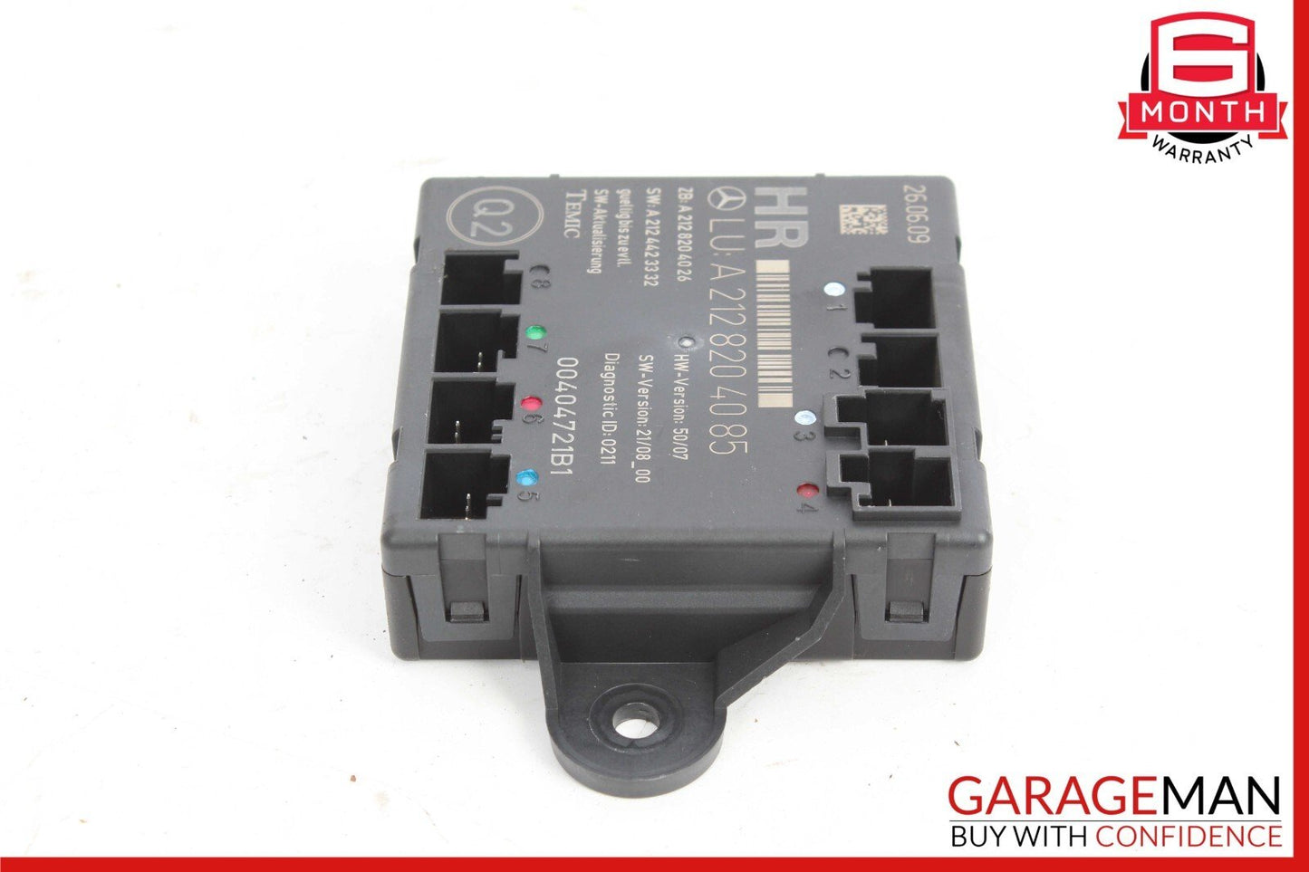 08-18 Mercedes W212 E550 C350 Rear Right Side Door Control Module OEM