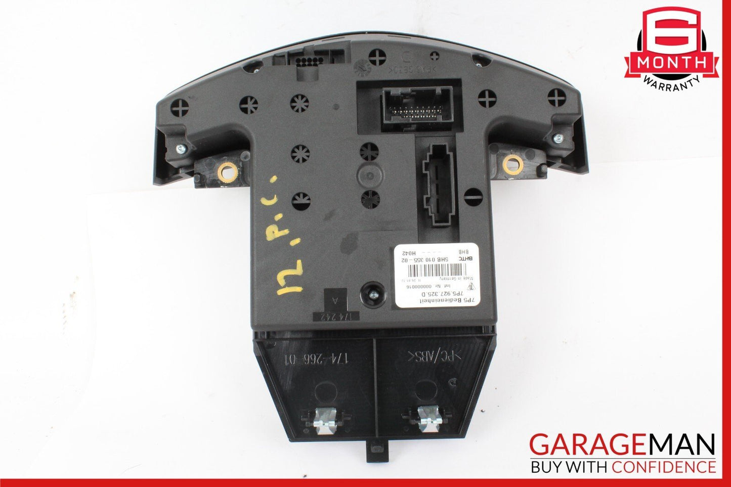 11-17 Porsche Cayenne S 958 Rear Seat Heat Lock Switch Control Panel 7P5927325D