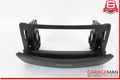 07-13 Mercedes W221 S550 Center Console CD Player Cover Trim Panel Black OEM
