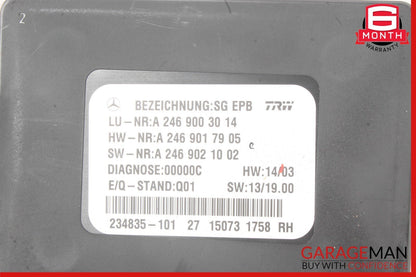 12-20 Mercedes W117 CLA250 SLK350 Hand Parking Brake Controller Module Unit OEM