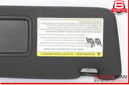 2014-2018 Audi A4 Front Right Passenger Side Sun Visor Sunvisor Black 8H0010501