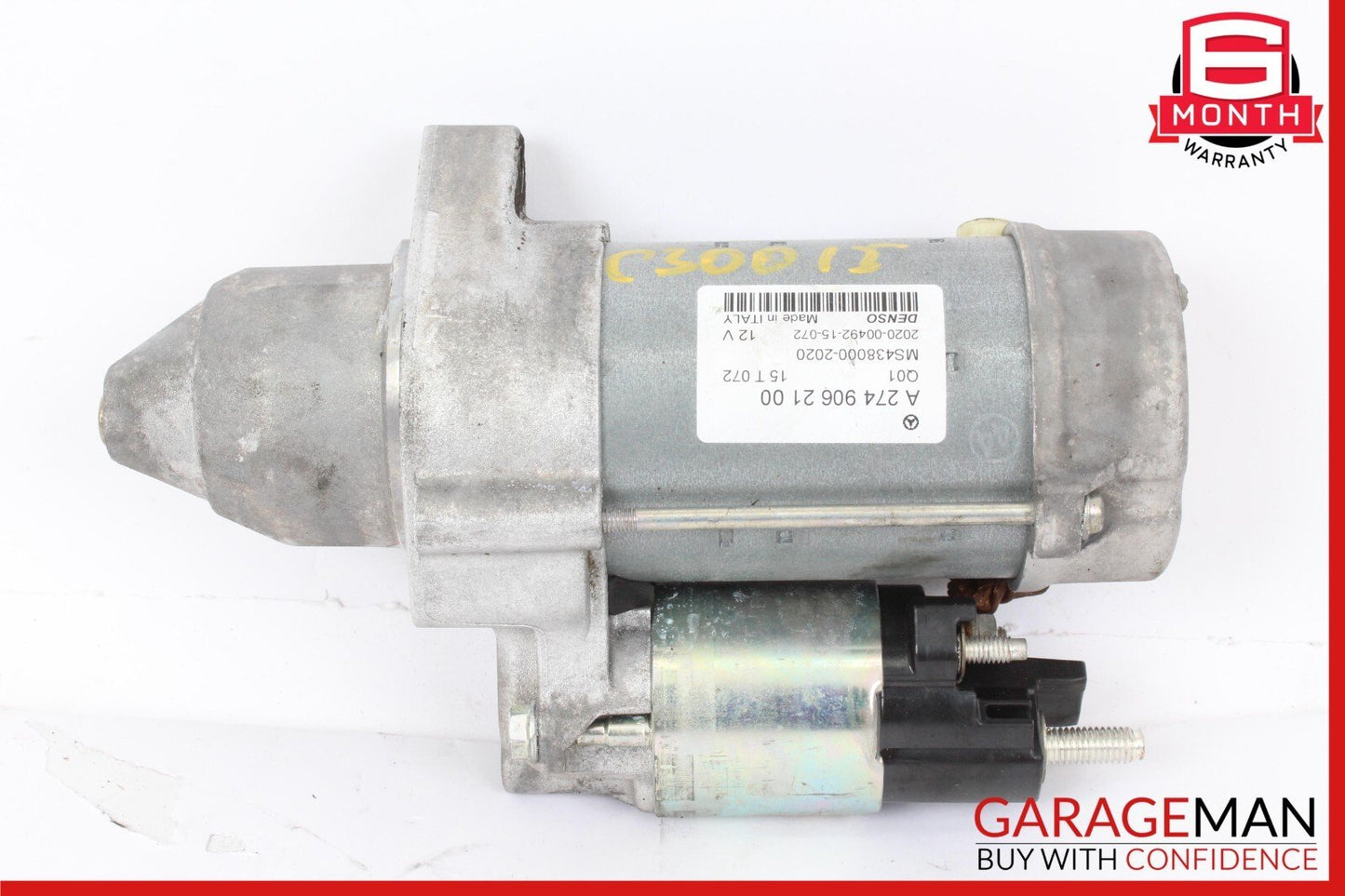 15-19 Mercedes W205 C300 GLC300 DENSO Engine Starter Motor 2749062100 OEM