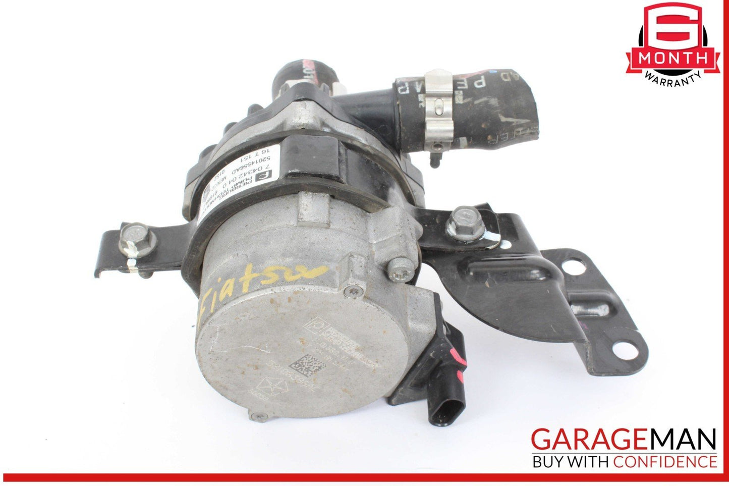 12-19 Fiat 500E Electric Auxiliary Coolant Water Pump 52014556AD OEM