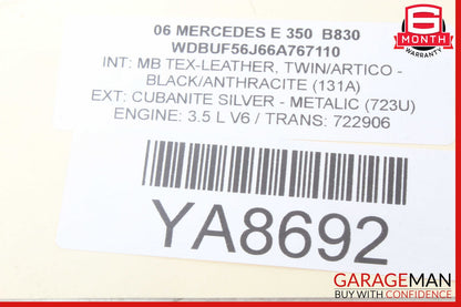 03-09 Mercedes W211  E350 E500 Door Control Module Rear Right 2118201626 OEM