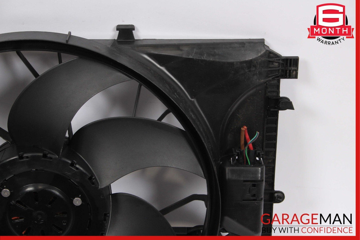 08-11 Mercedes W204 C250 C300 Engine Cooling Radiator Fan Motor Shroud Assembly