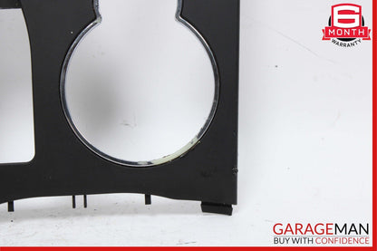 08-14 Mercedes W204 C300 E550 Center Console Cup Holder Bezel Trim Cover Black