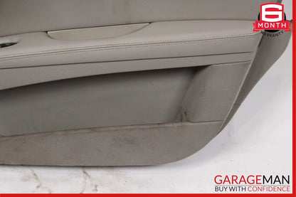 07-09 Mercedes W211 E350 Front Right Side Interior Door Panel Trim Cover Gray