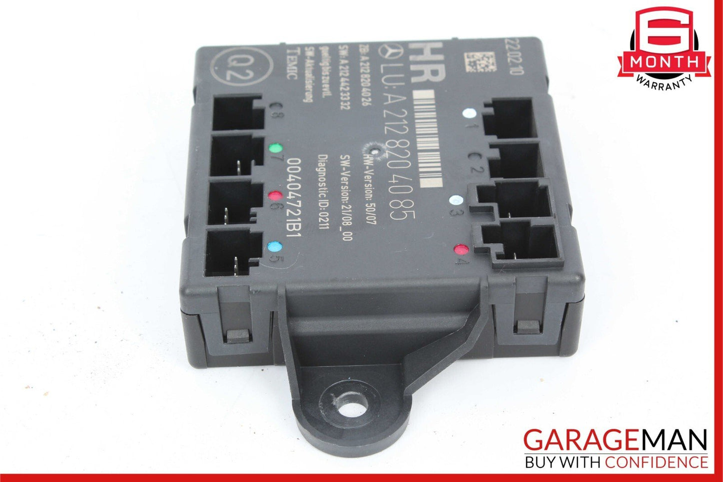 08-18 Mercedes W212 E350 C350 C300 Rear Right Side Door Control Module Unit OEM