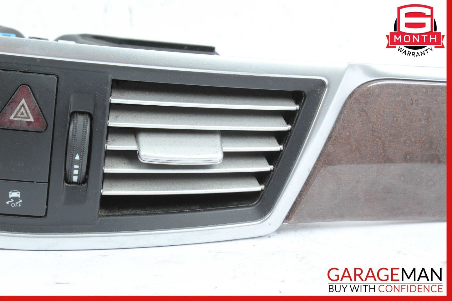 10-13 Mercedes W212 E350 Dashboard Dash AC A/C Air Vent Center Trim Assembly