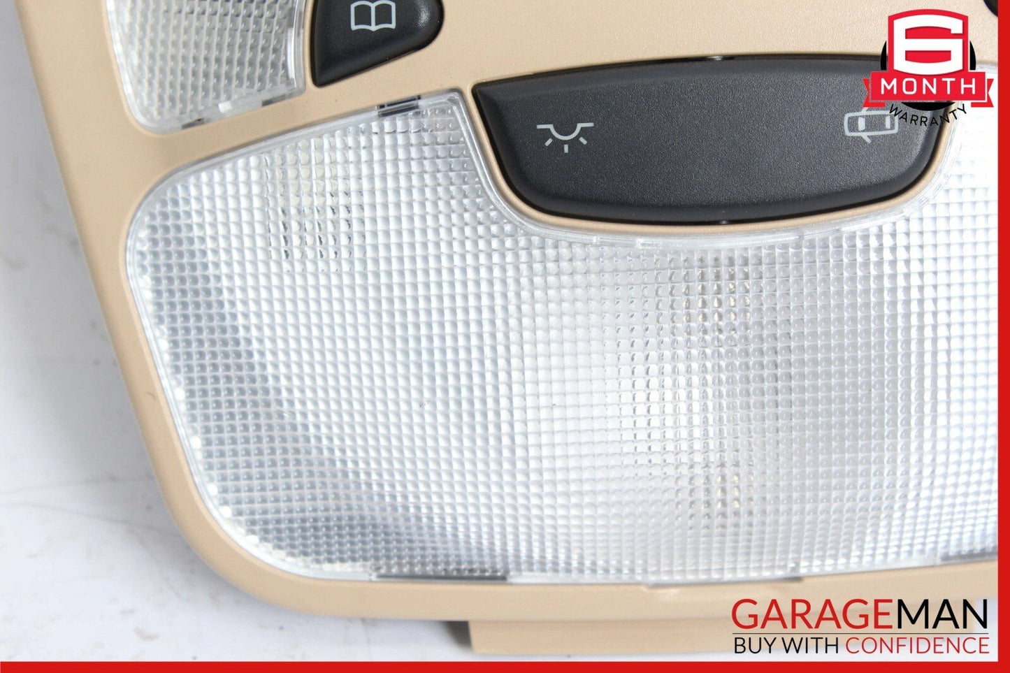 01-05 Mercedes W203 C230 C320 Front Upper Overhead Reading Dome Light Lamp Brown