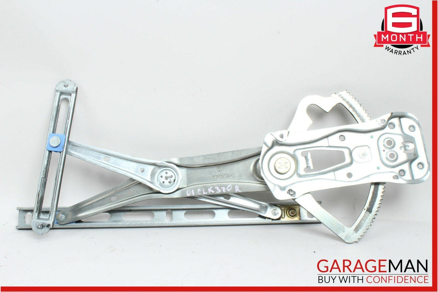 98-03 Mercedes W208 CLK320 Front Right Side Door Window Regulator w/o Motor