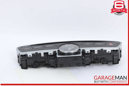 15-18 Mercedes W205 C300 Center Dashboard Hazard Control Switch w/ Clock Assy