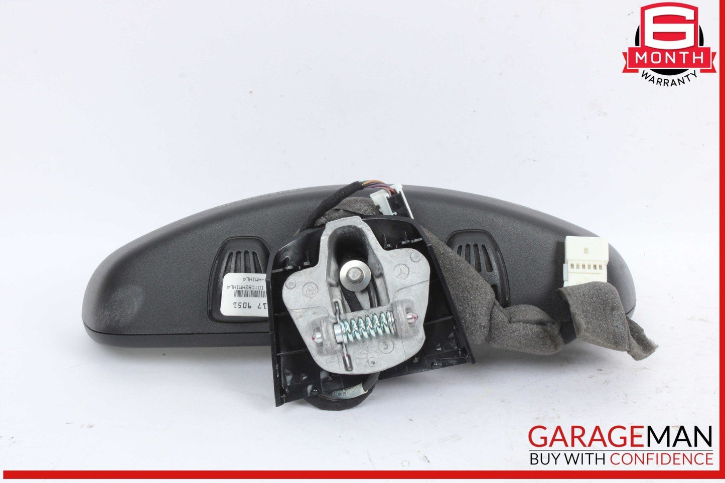 12-17 Mercedes W204 C250 GLK350 Top Upper Interior Rear View Mirror Black OEM