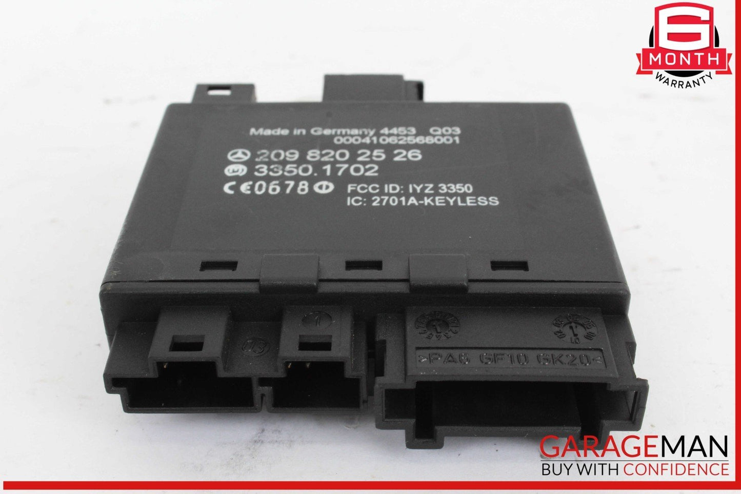 03-09 Mercedes W209 CLK350 CLK500 CLK55 Keyless Go Control Module Unit
