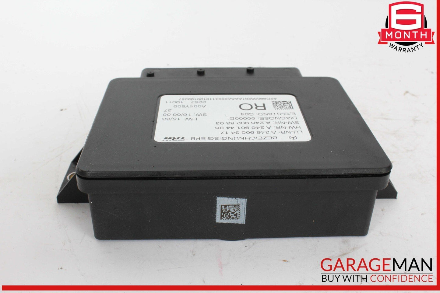 12-20 Mercedes R172 SLC300 SLK350 Hand Parking Brake Control Module Unit OEM
