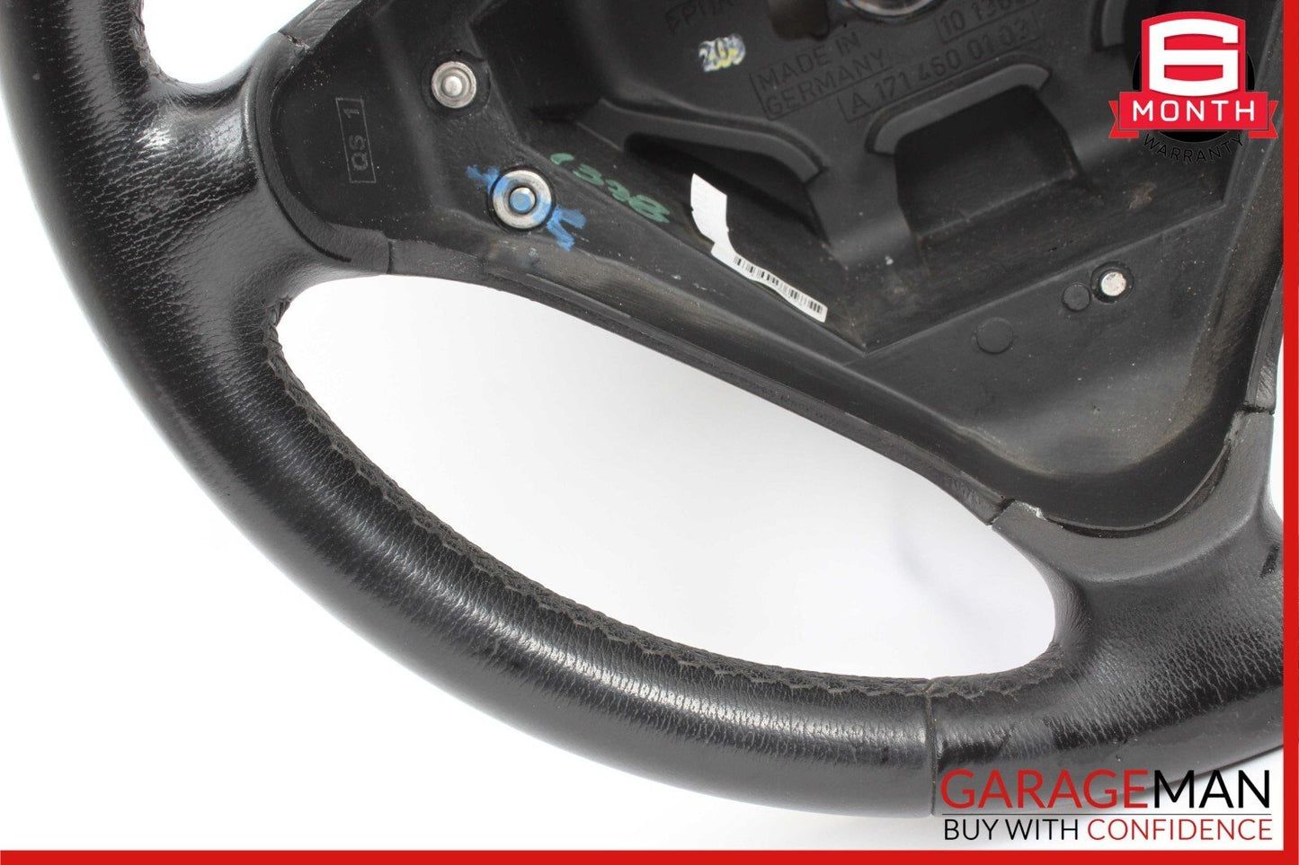 05-07 Mercedes C230 SLK280 SLK350 Sport Steering Wheel Black OEM