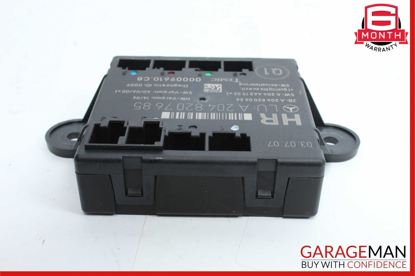 08-18 Mercedes W204 C300 GLK350 C250 Rear Right Side Door Control Module OEM