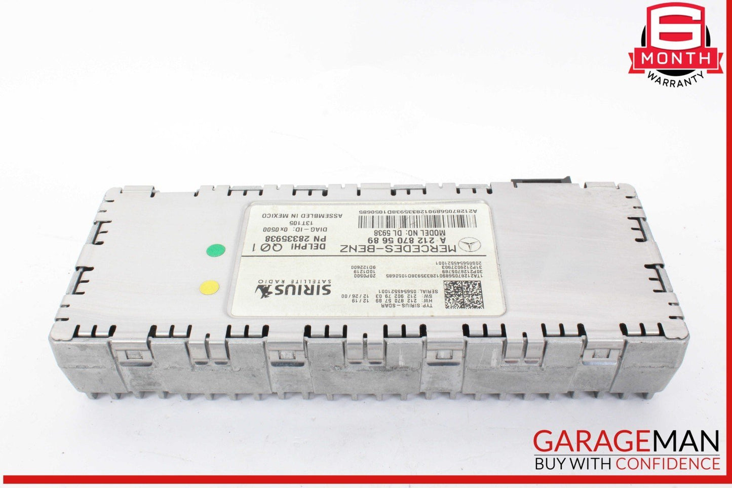 14-19 Mercedes W212 E350 Sirius Satellite Radio Receiver 2128705689 Genuine