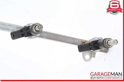 05-12 Mercedes W204 C300 E350 SLK300 Fuel Injector Rail w/ Fuel Injectors OEM
