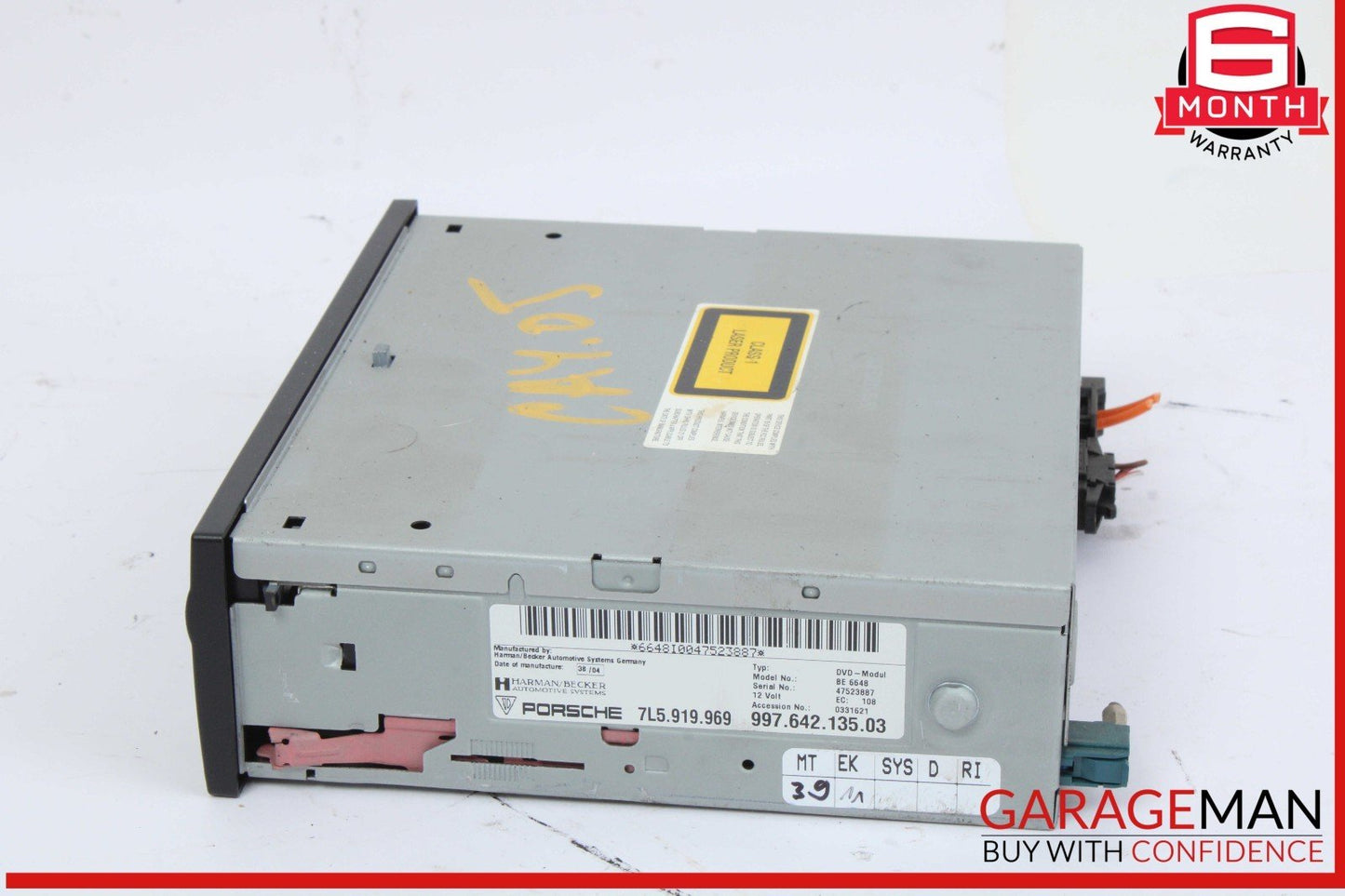 03-10 Porsche Cayenne S 955 957 Navigation GPS DVD Player 7L5919969 OEM