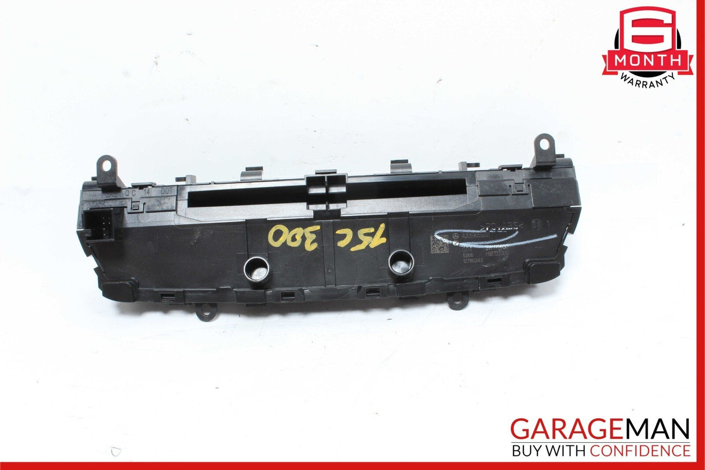 15-18 Mercedes W205 C300 C400 Media Center Dashboard Hazard Control Switch OEM