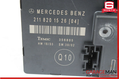 03-06 Mercedes W211 E350 E55 AMG Rear Left Driver Side Door Control Module OEM