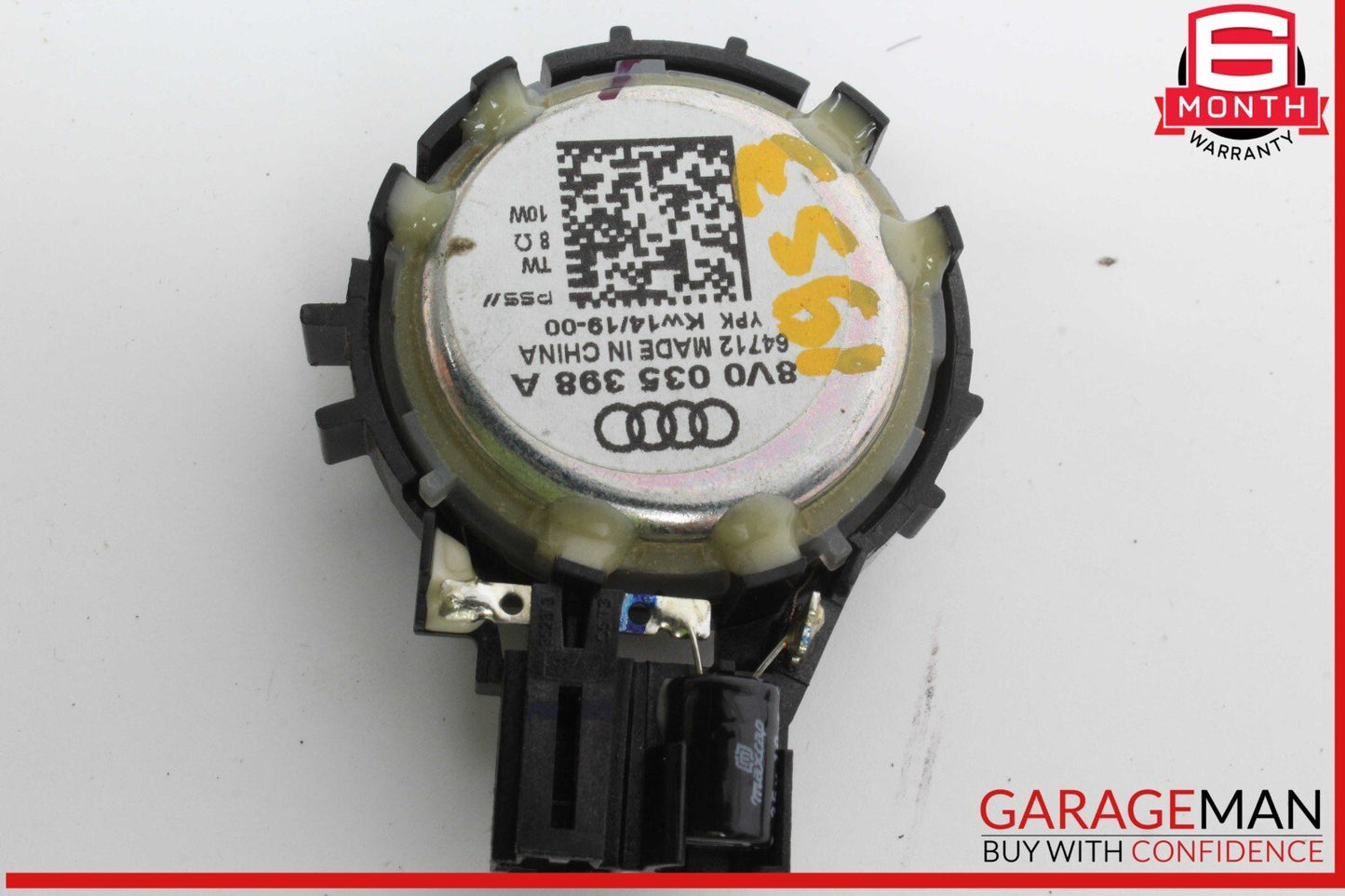 17-20 Audi S3 A3 Front Door Tweeter Speakers w/ Front Center Dash Speaker OEM