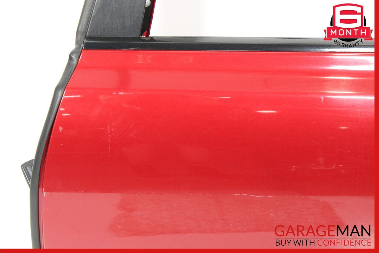 16-23 Jaguar XF Rear Left Driver Side Door Shell Panel Red OEM
